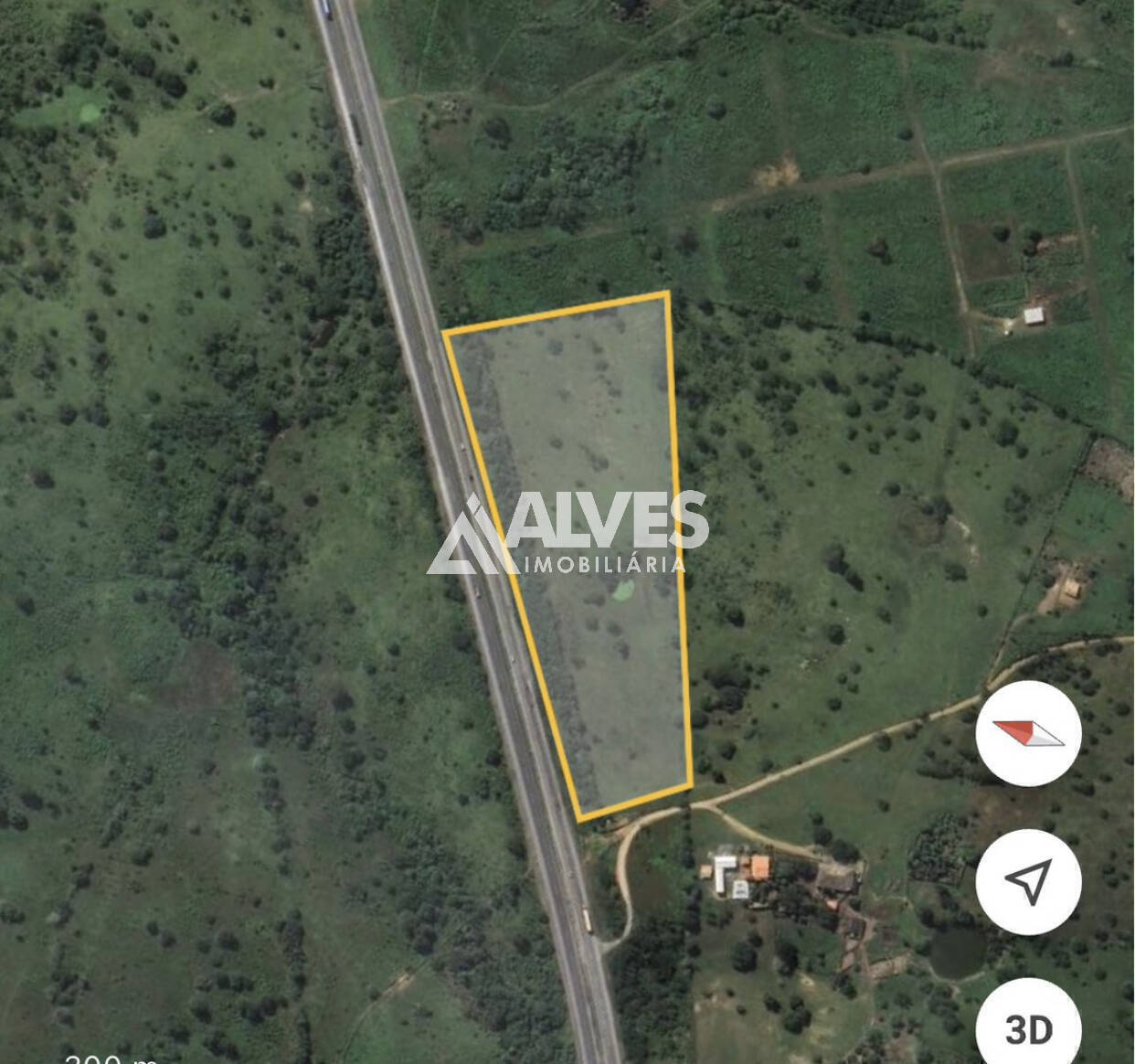 TERRENO COM 30.500 M2 NA BR 116 SUL, SENTIDO FEIRA DE SANTANA