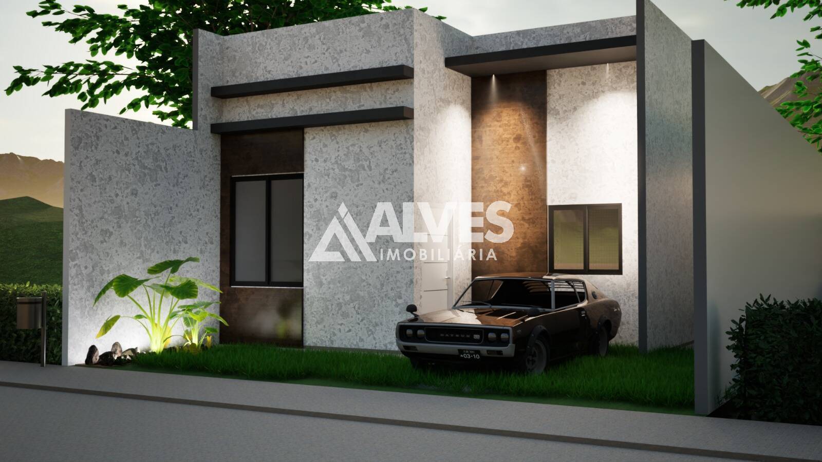 CASA COM 2 QUARTOS SENDO 1 SUÍTE